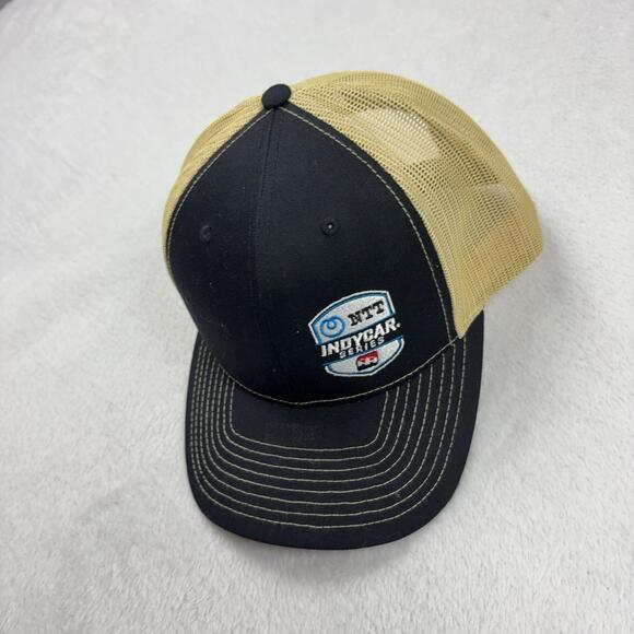 UNK Other - NTT IndyCar Series Hat Cap Snap Back Trucker Mens One Size Black Racing UNK